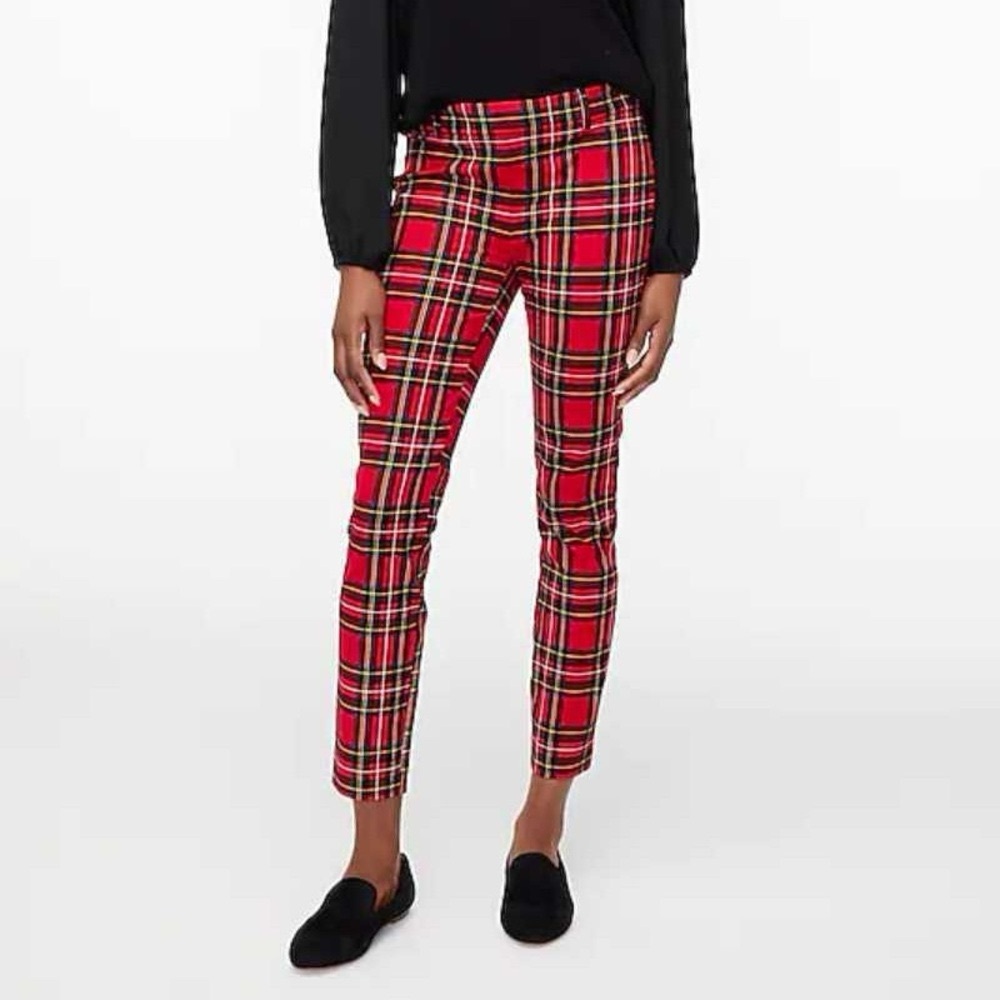 J.Crew Factory Plaid Holiday Winnie Pants